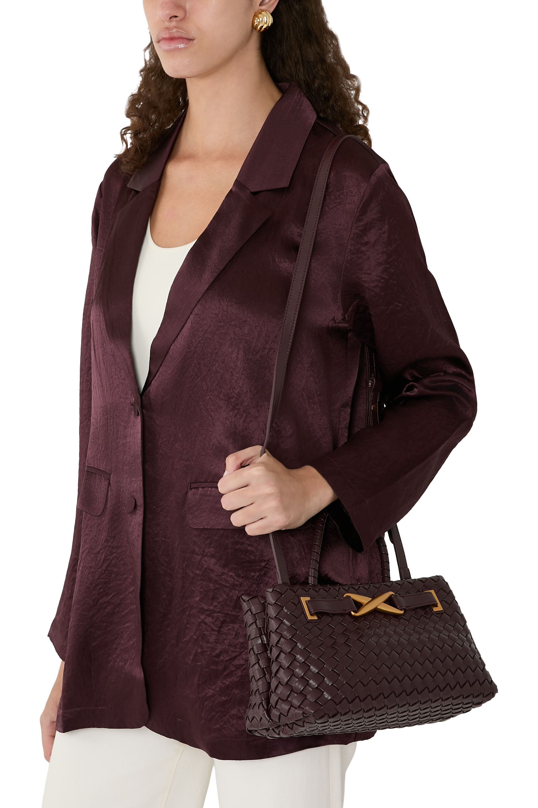 حقيبة يد لورا منسوجة