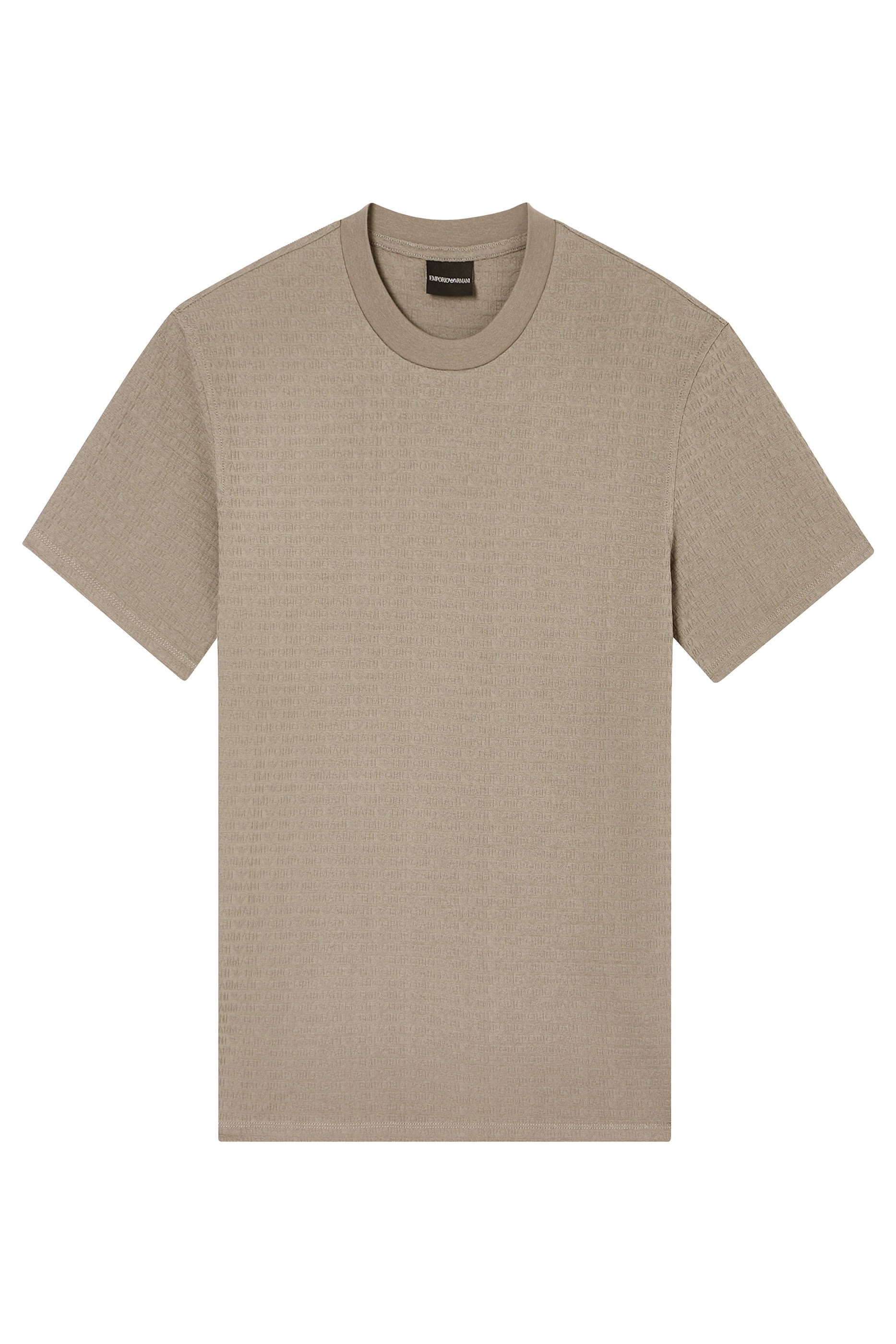 تيشيرت بنقشة شعار الماركة بحجم صغير