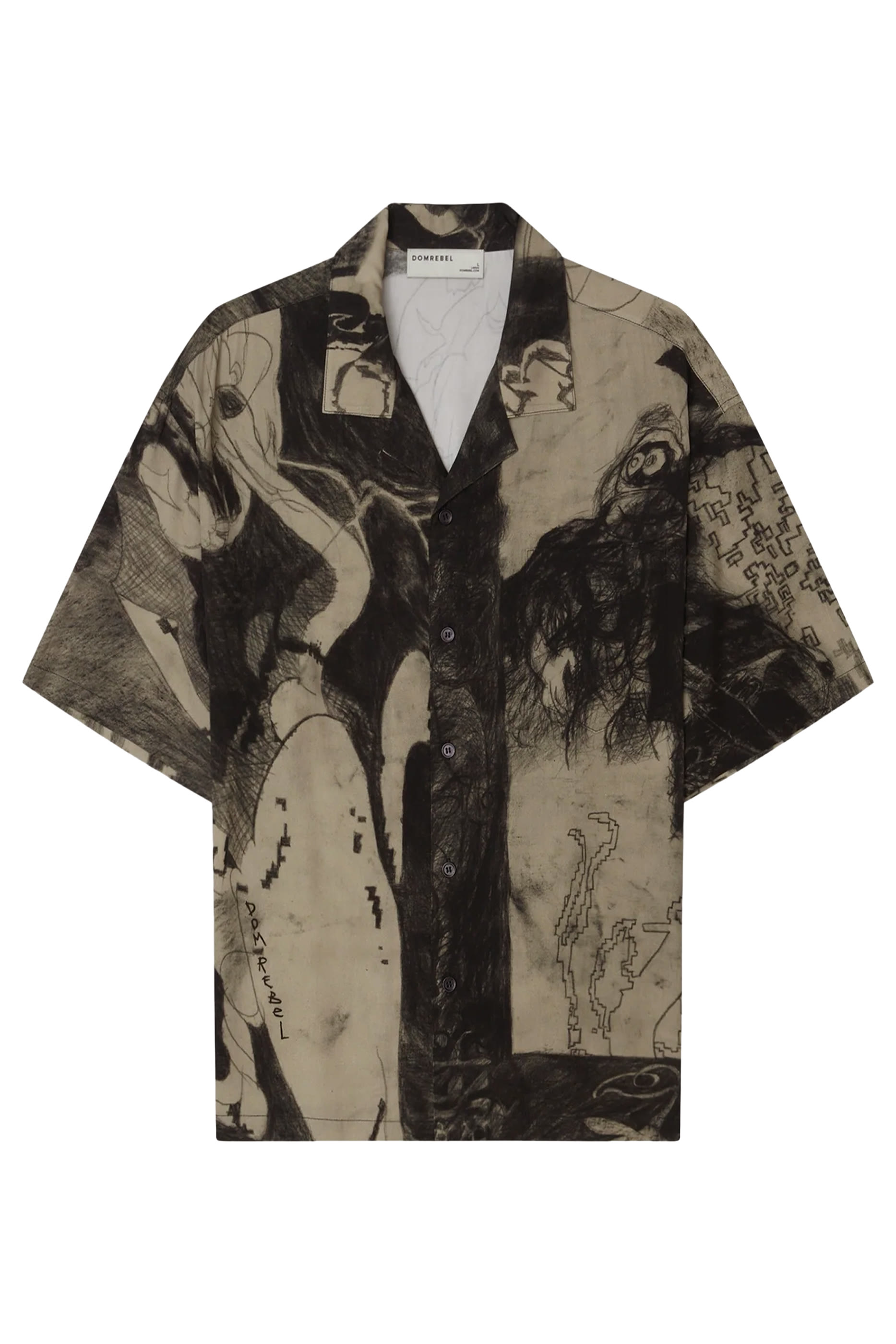 قميص إكستروفرت بياقة مطوية