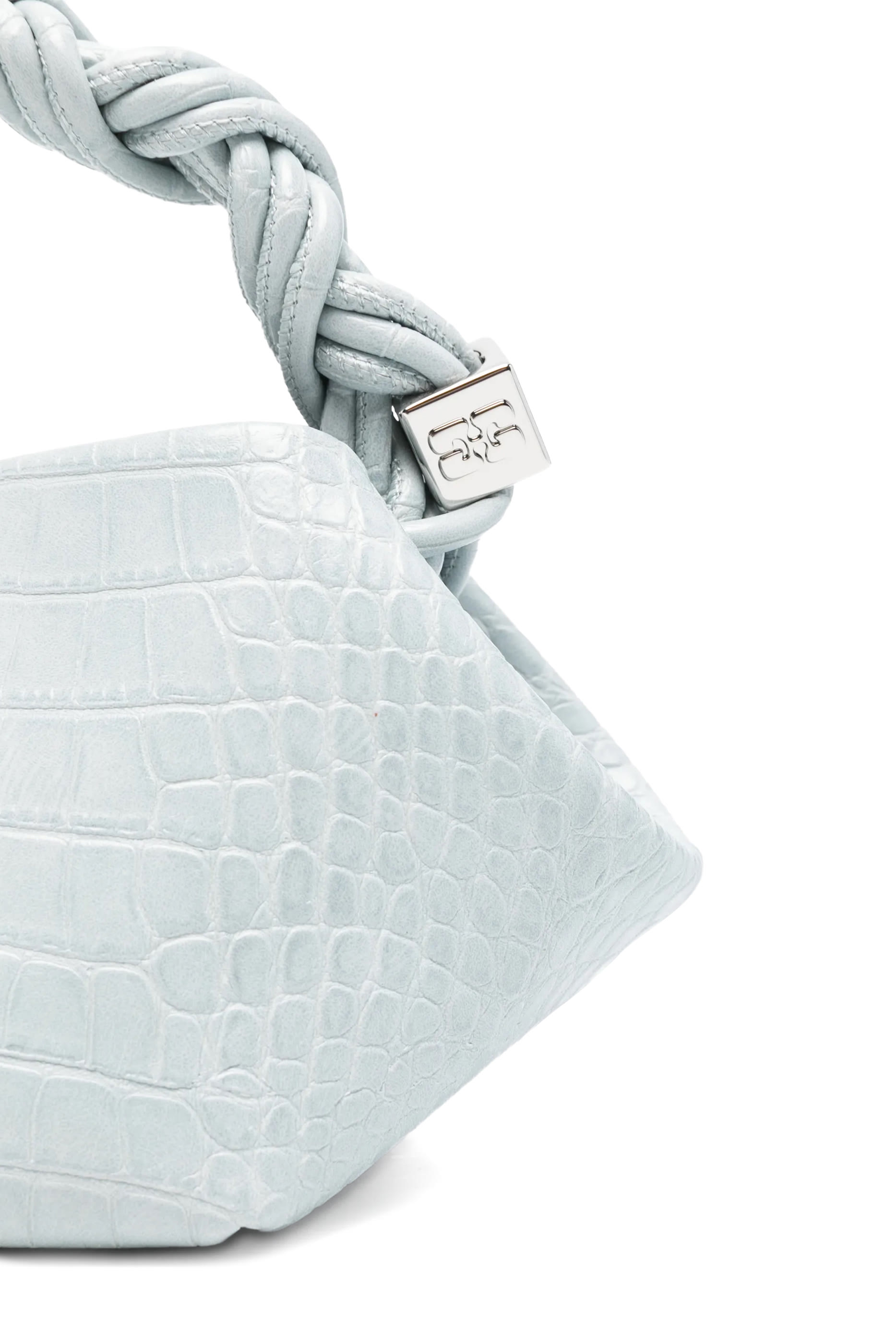 حقيبة بو صغيرة بنقشة جلد التمساح