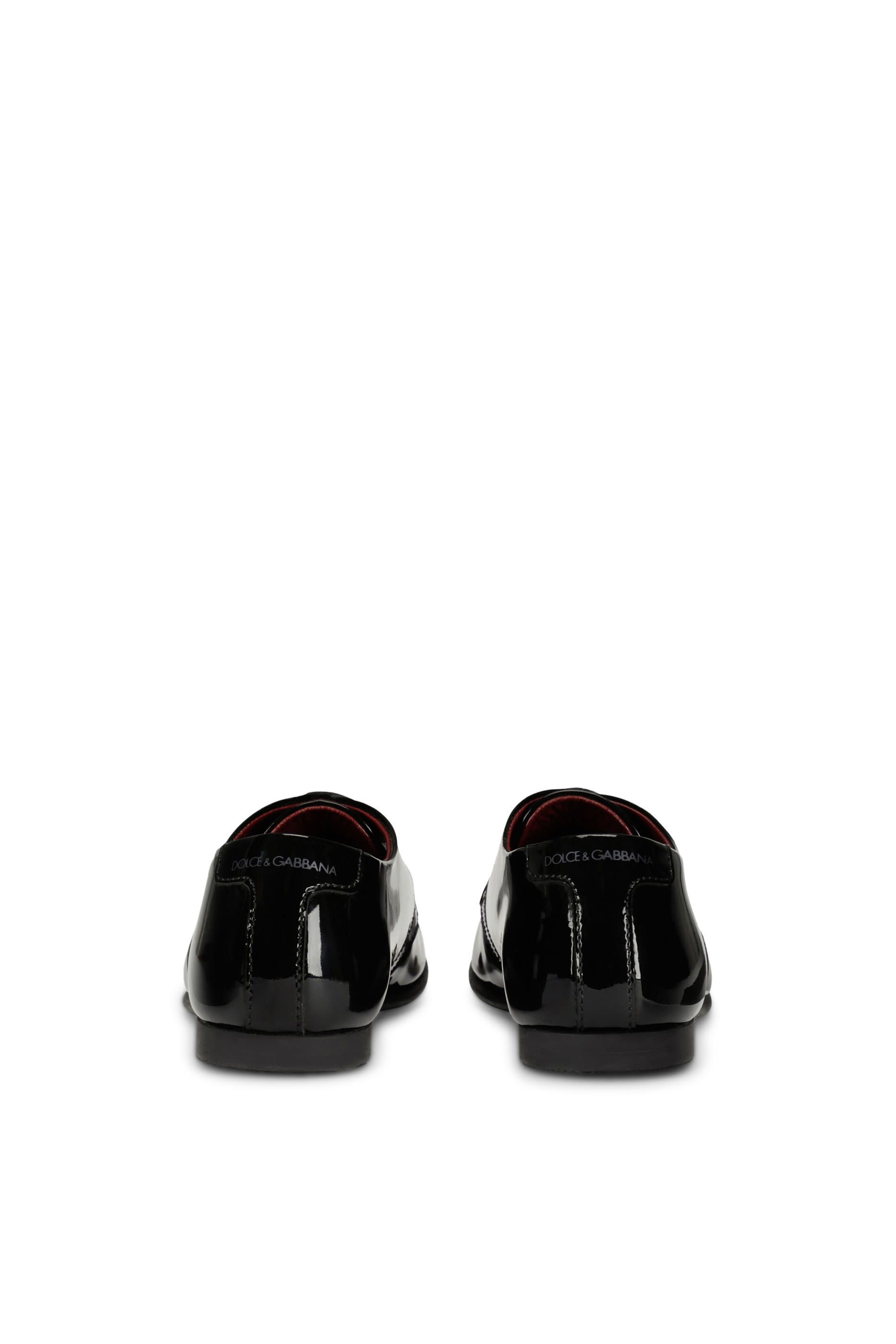 سنيكرز جلد لامع بأربطة للأطفال