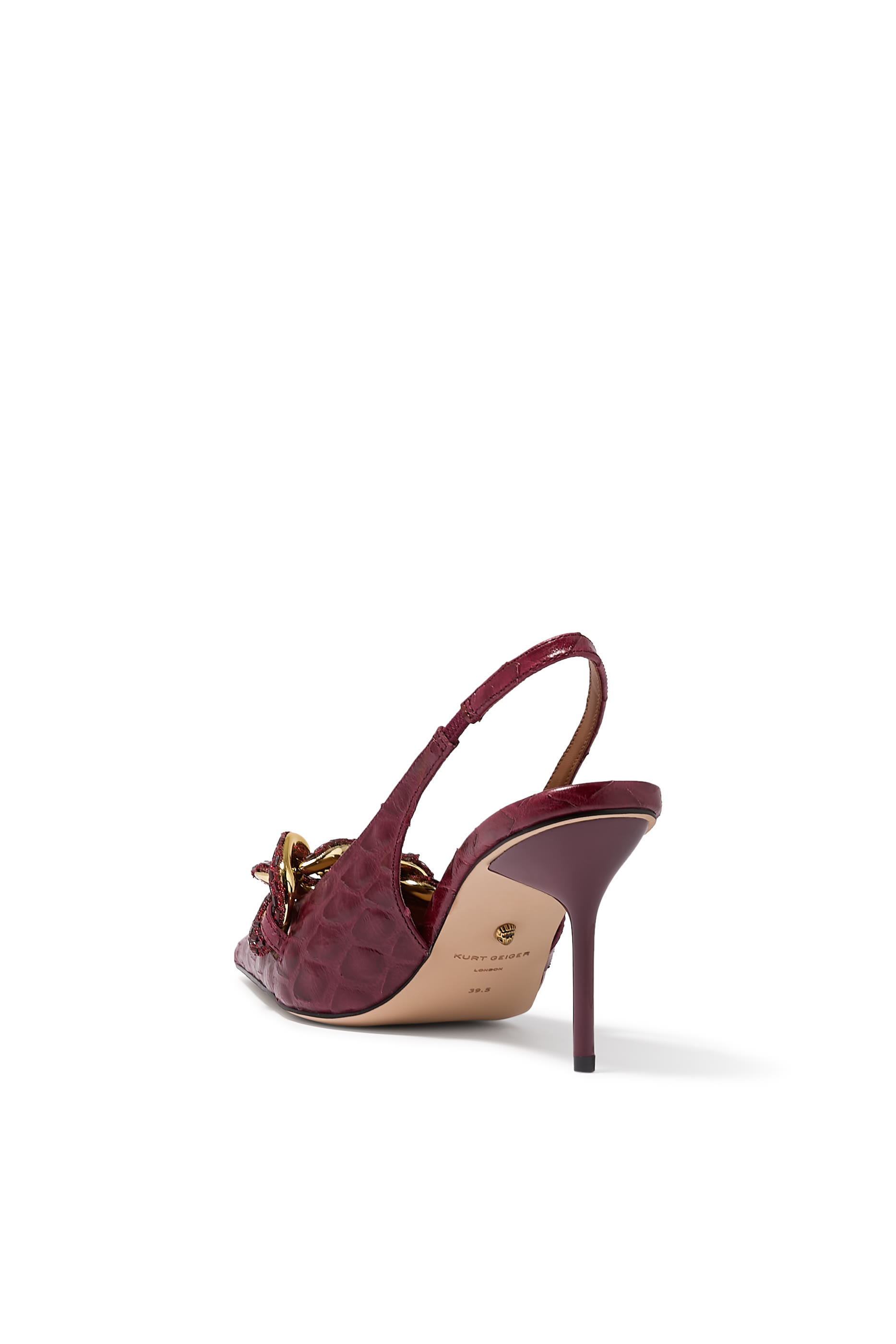 حذاء كلاسيكي 85 بسير خلفي مزين بكريستال