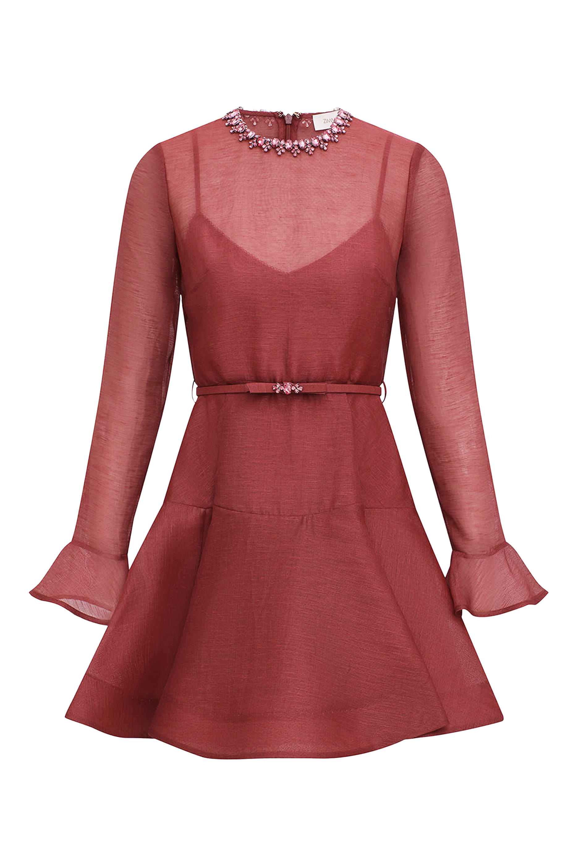 فستان ألكيمي بيبلوم قصير