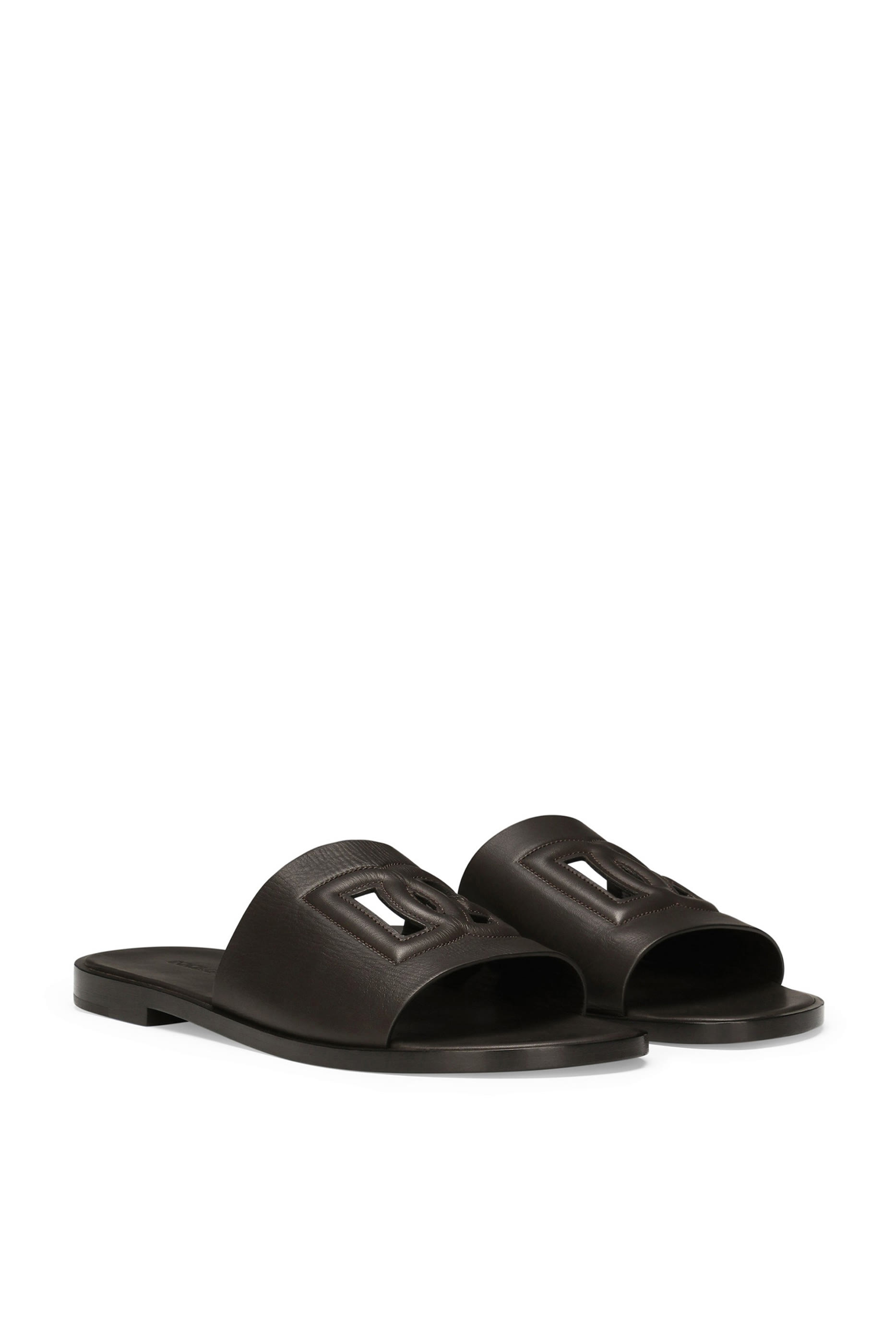 حذاء مفتوح جلد عجل