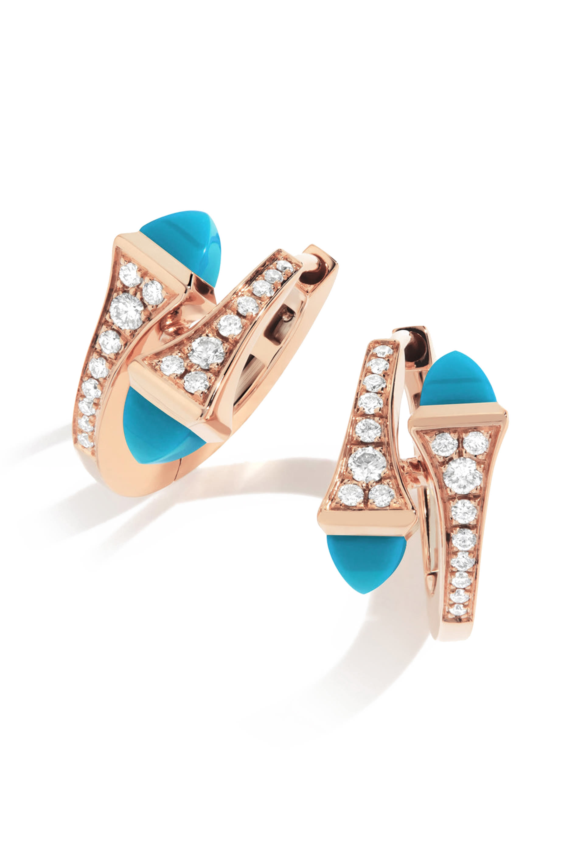 أقراط كليو مرصعة بأحجار الفيروز