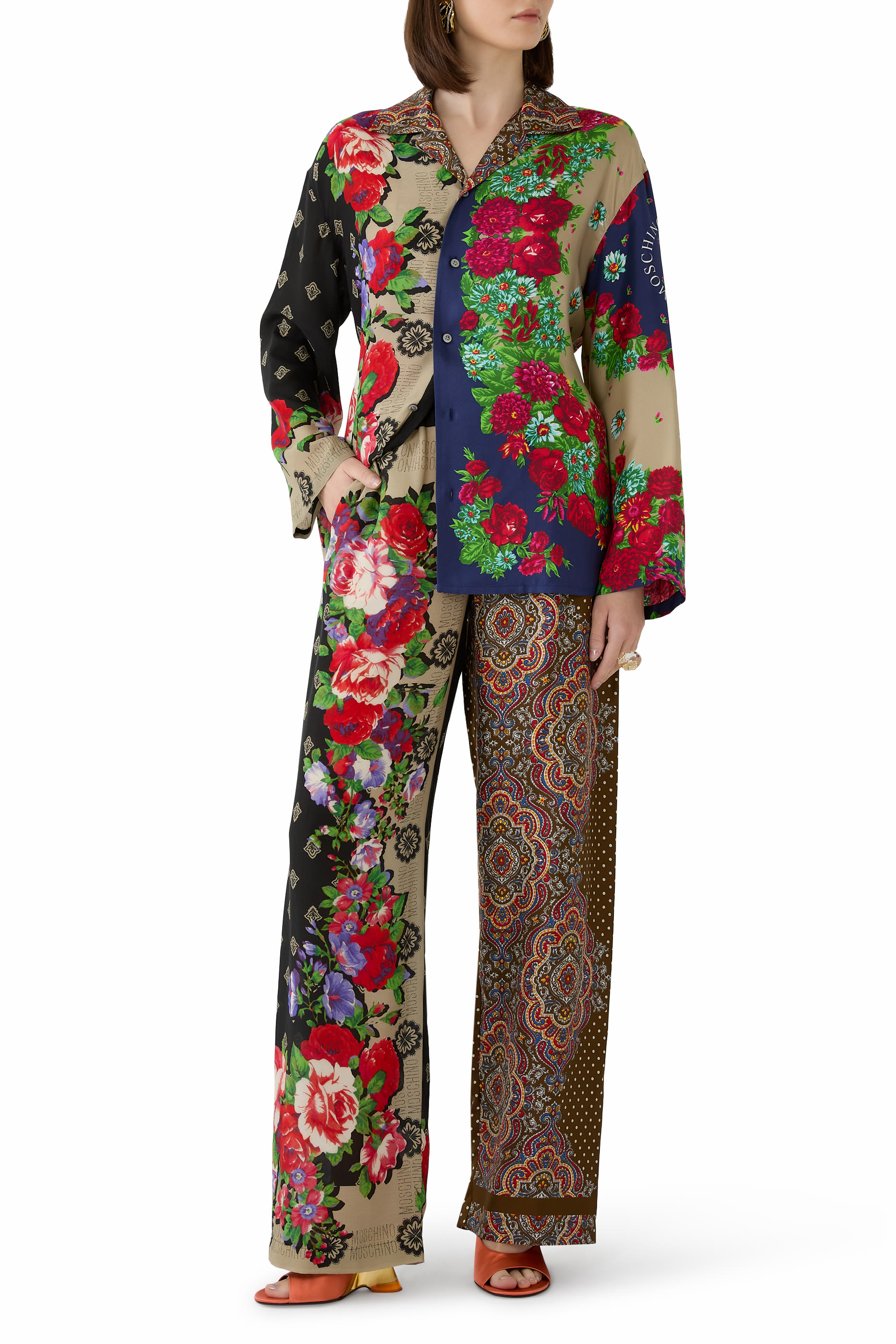 حذاء مفتوح من الخلف 105 بمقدمة مفتوحة ستان