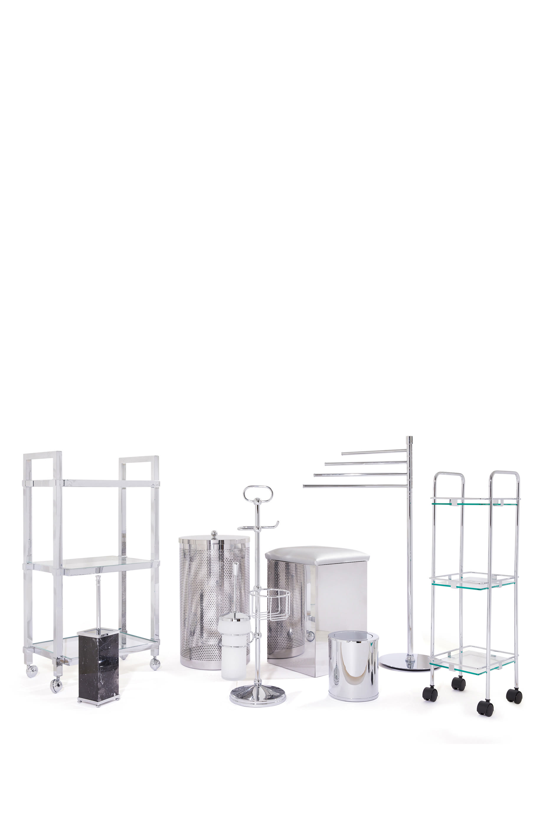 سلة غسيل مستديرة