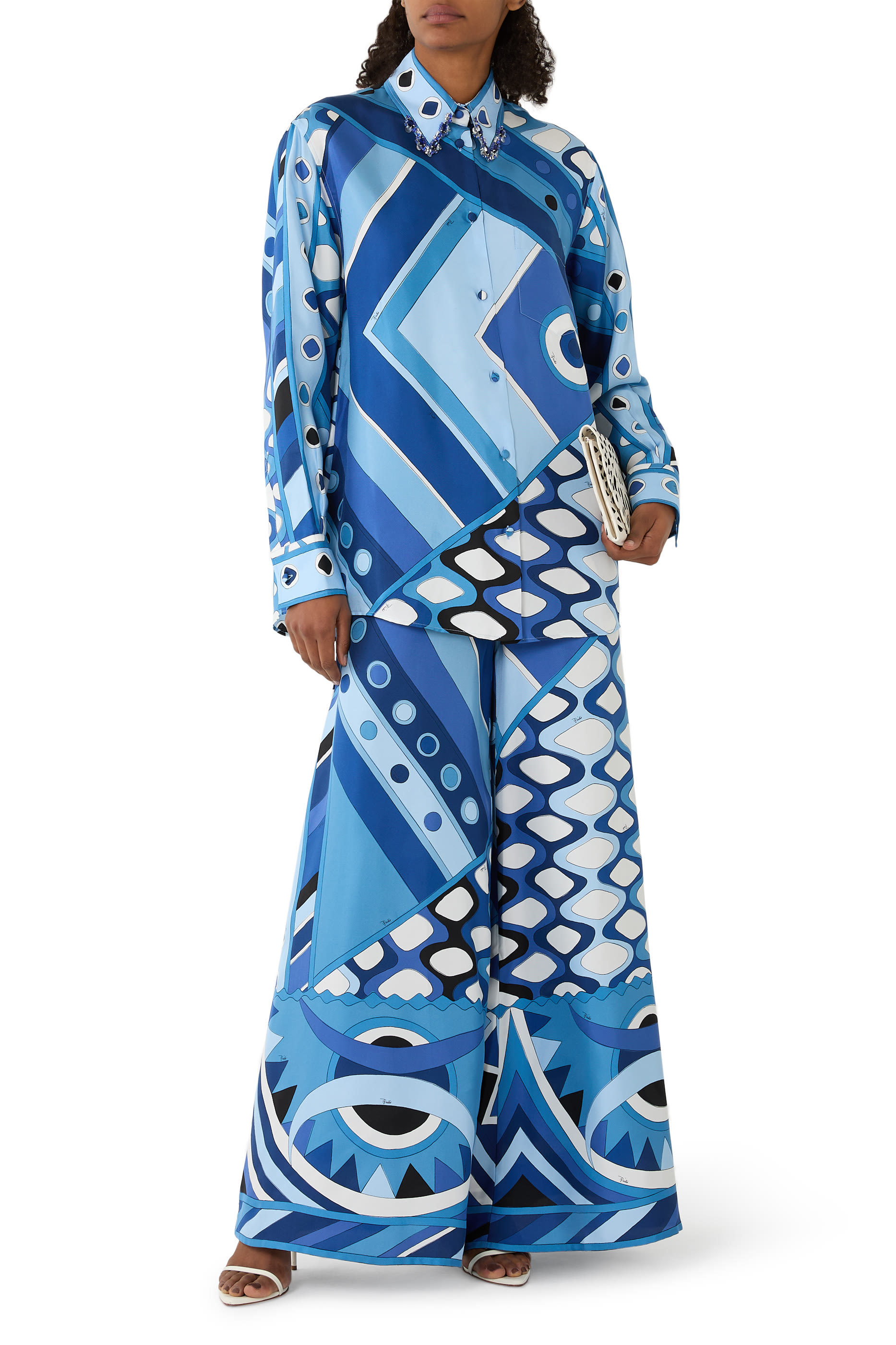 قميص بطبعة فيفارا حرير تويل