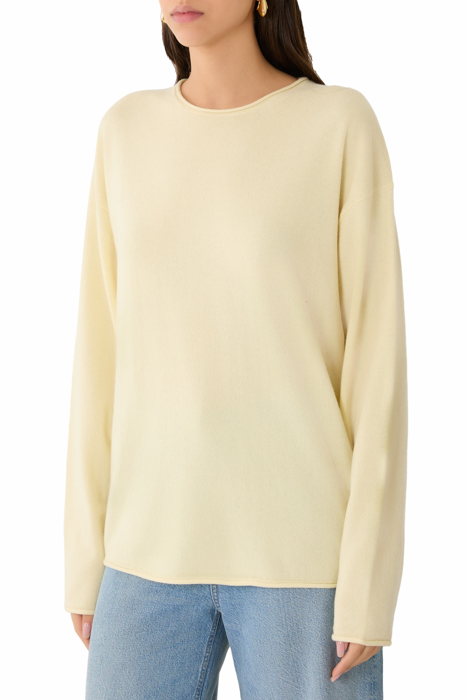 سترة بقصة فضفاضة بياقة ضيقة