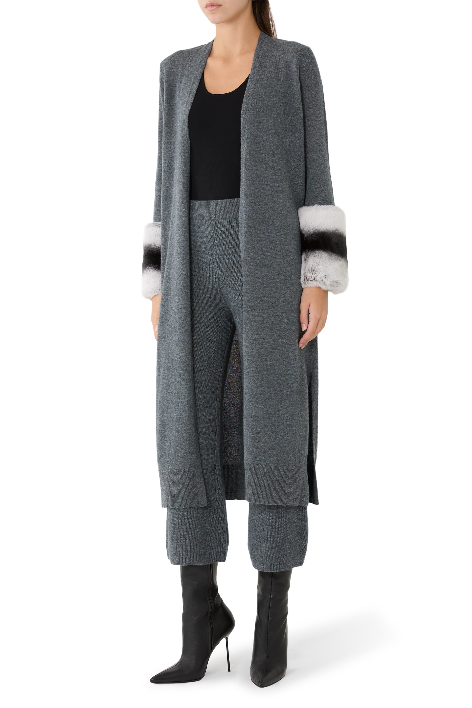 كارديجان طويل بأساور