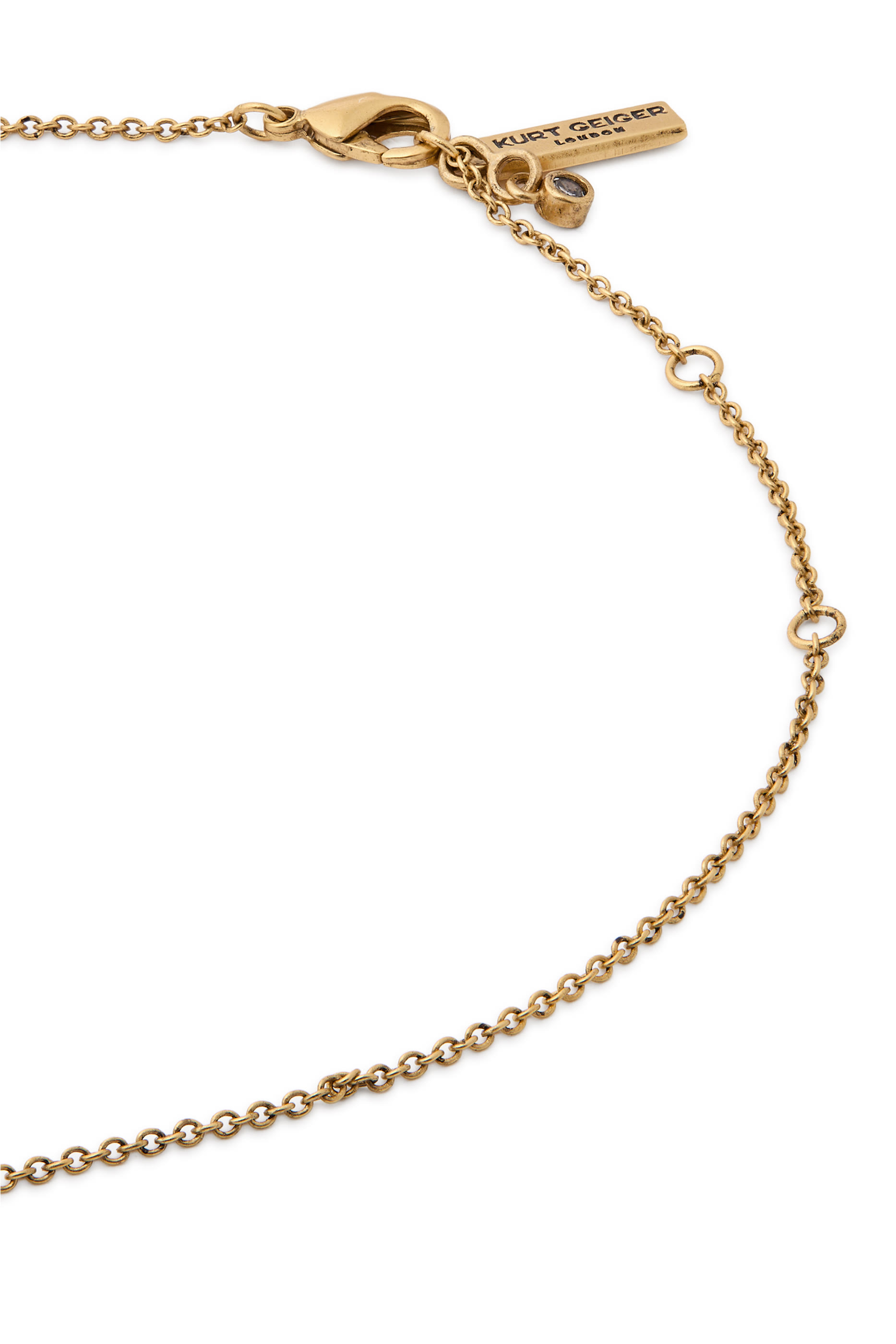 قلادة بدلاية بتصميم قلب مرصعة بالكريستال