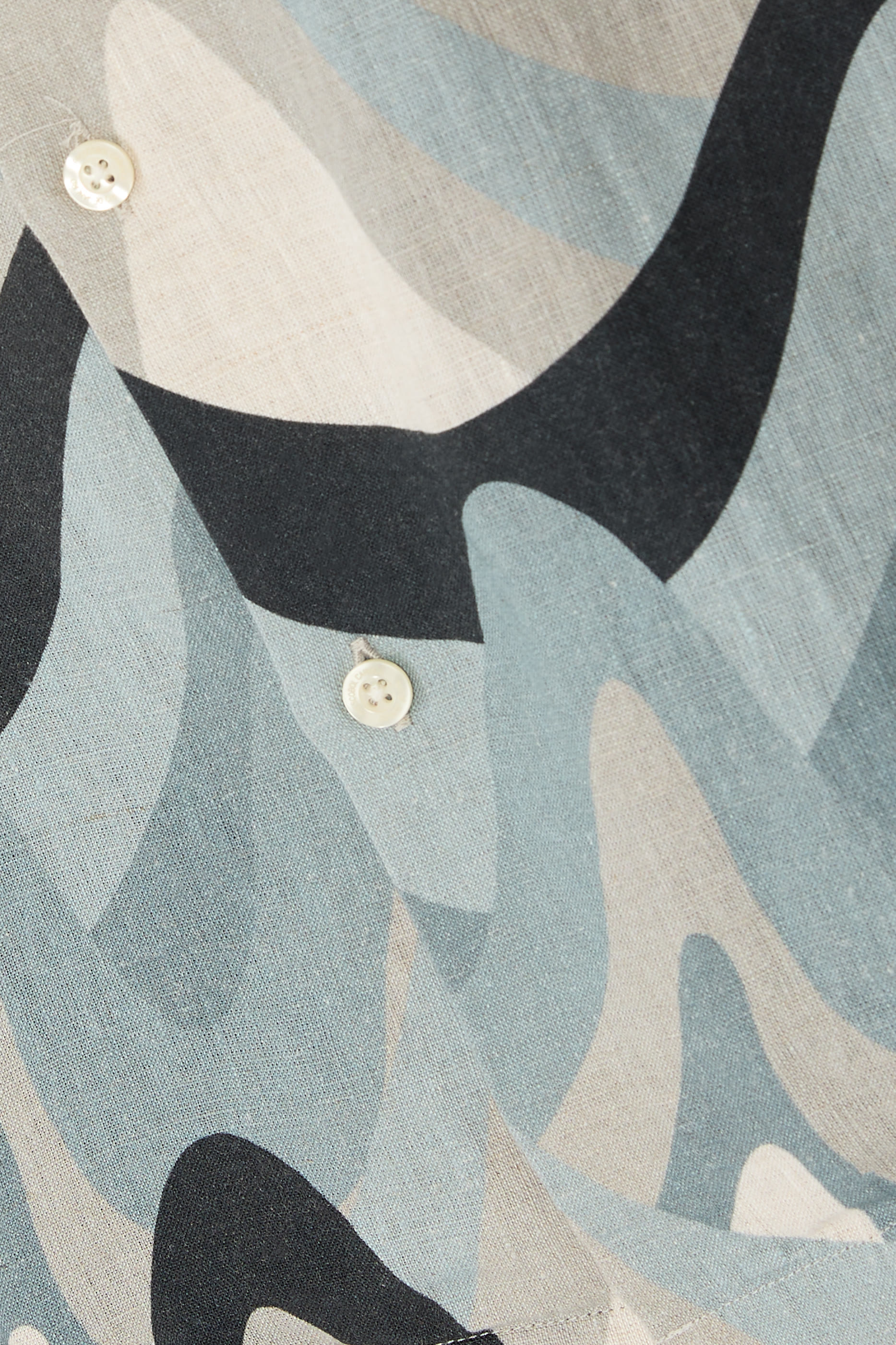 قميص روبرتو مونتانا بنقشة كتان