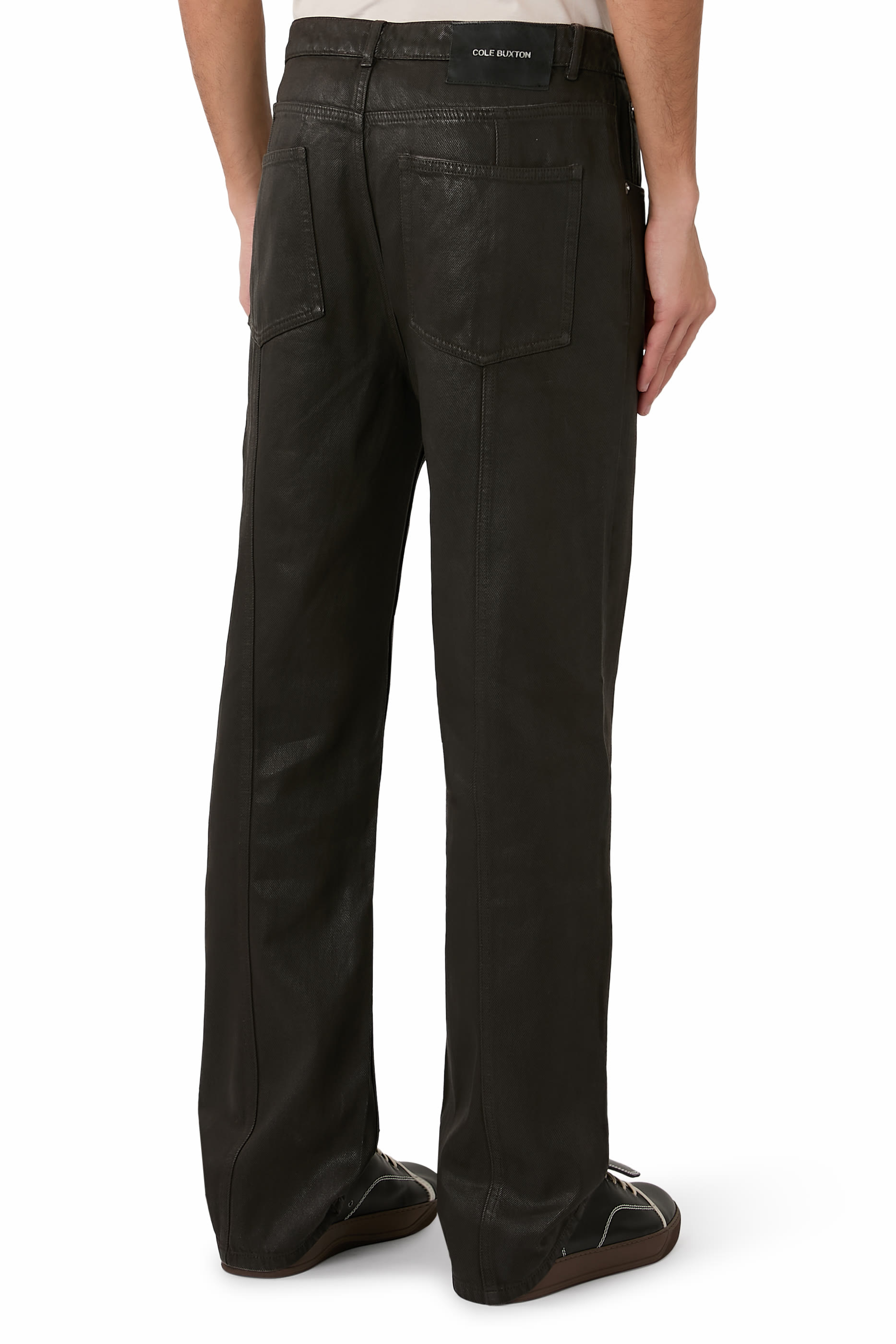 بنطال جينز مطلي بالشمع