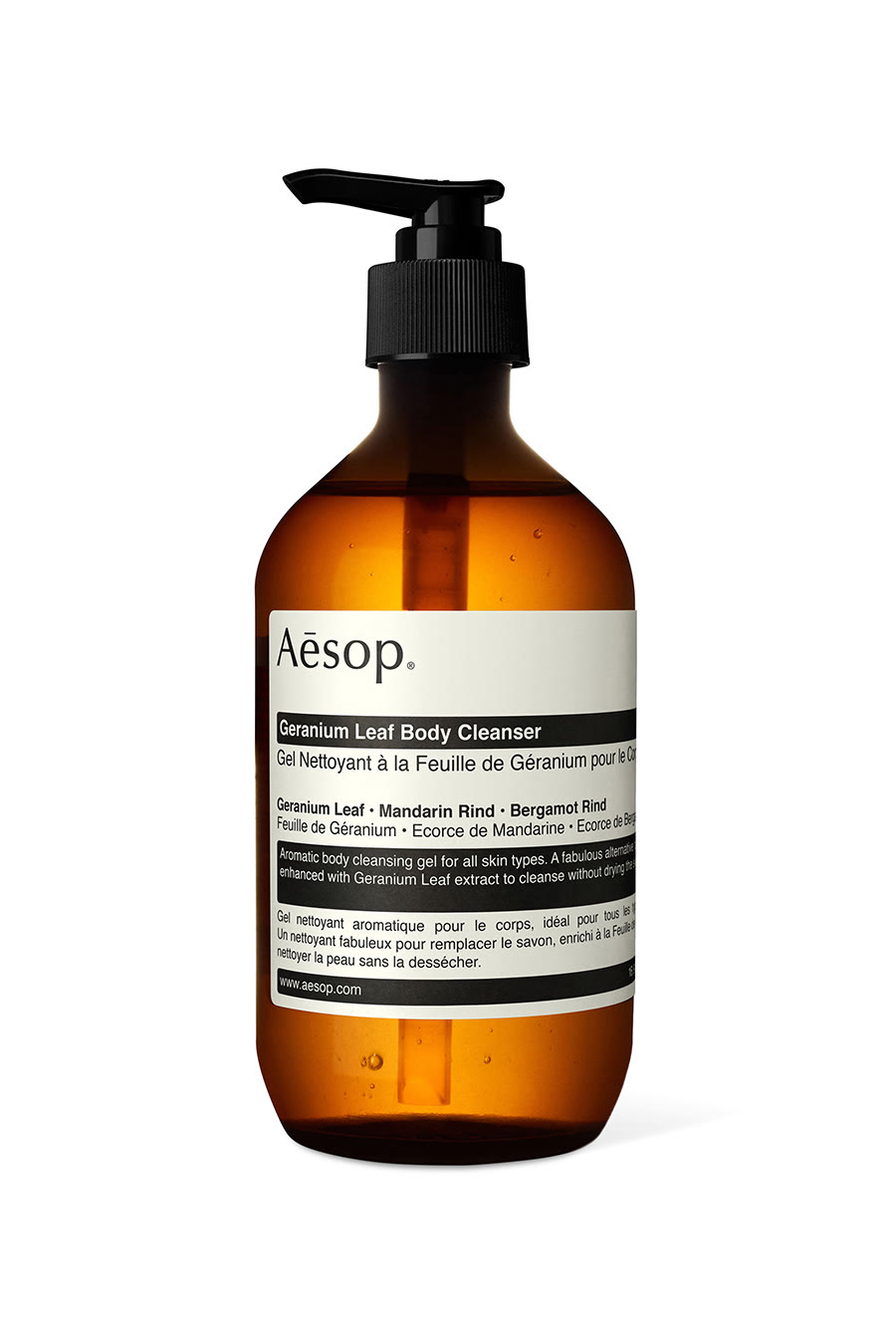 غسول للجسم بأوراق الغرنوقي