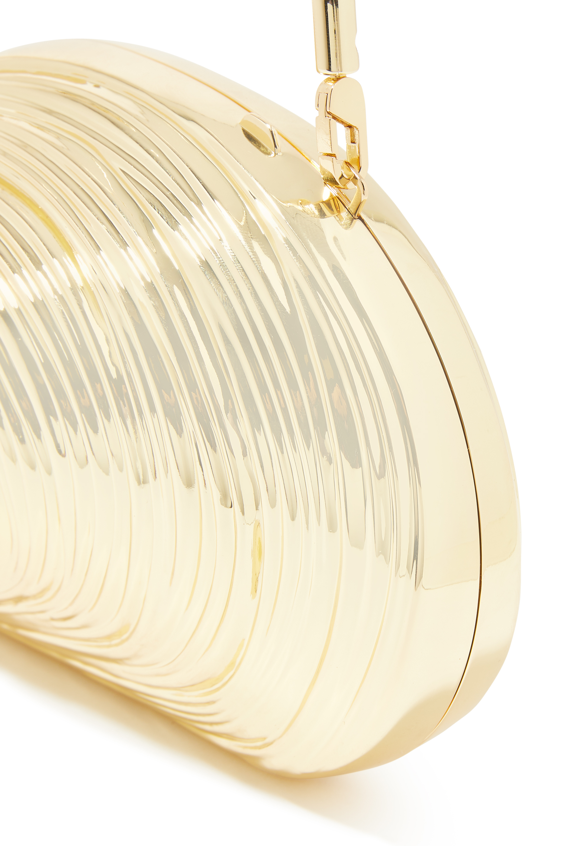 كلاتش بريدجت معدني بتصميم صدفة