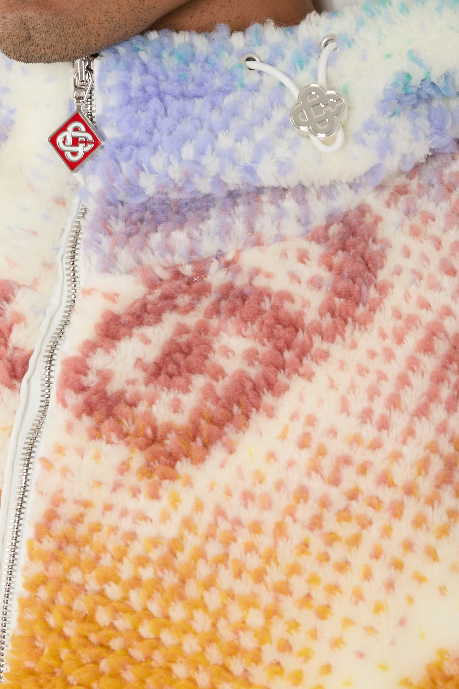 جاكيت هافتون بحروف شعار الماركة صوف 