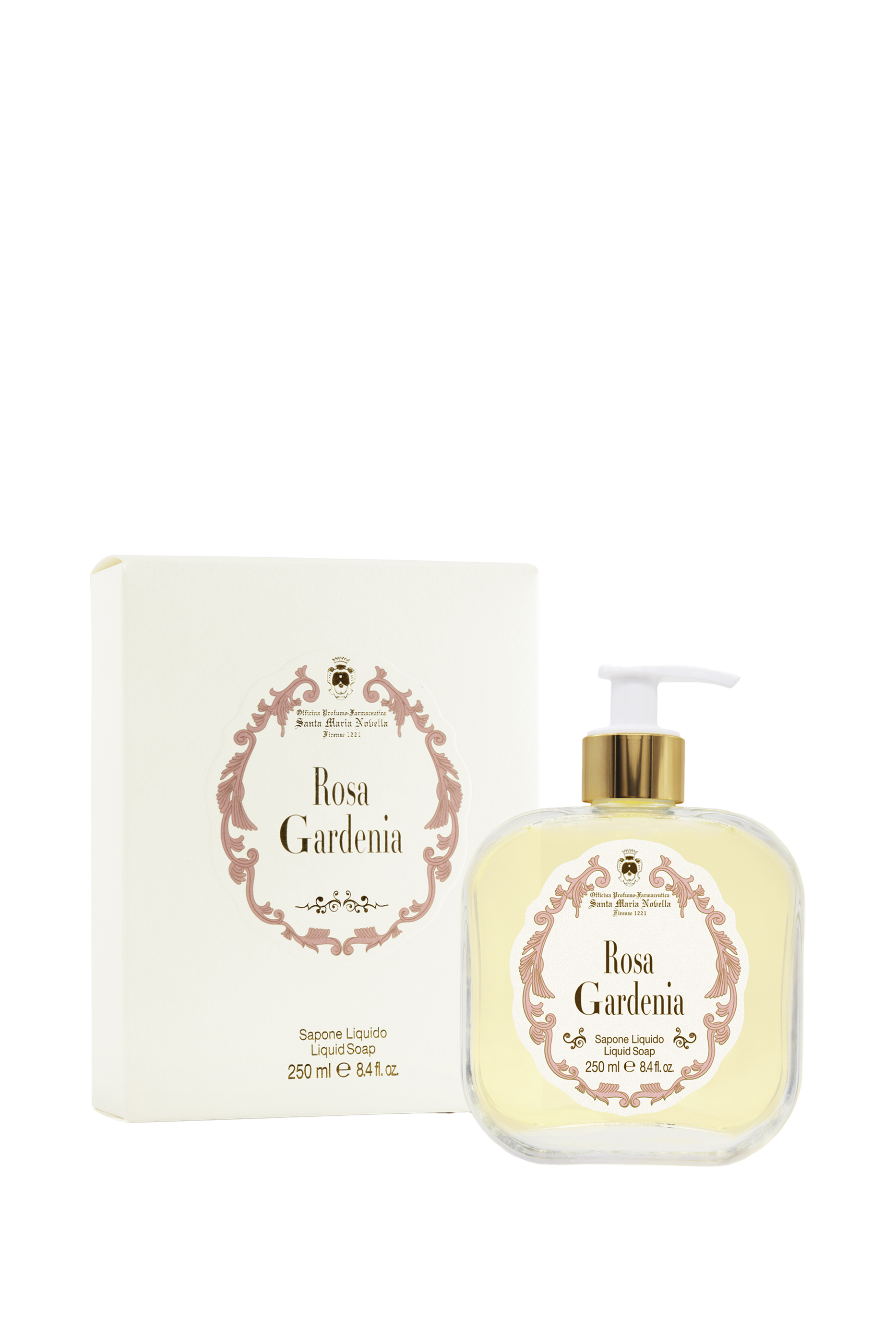 Rosa Gardenia Liquid Soap