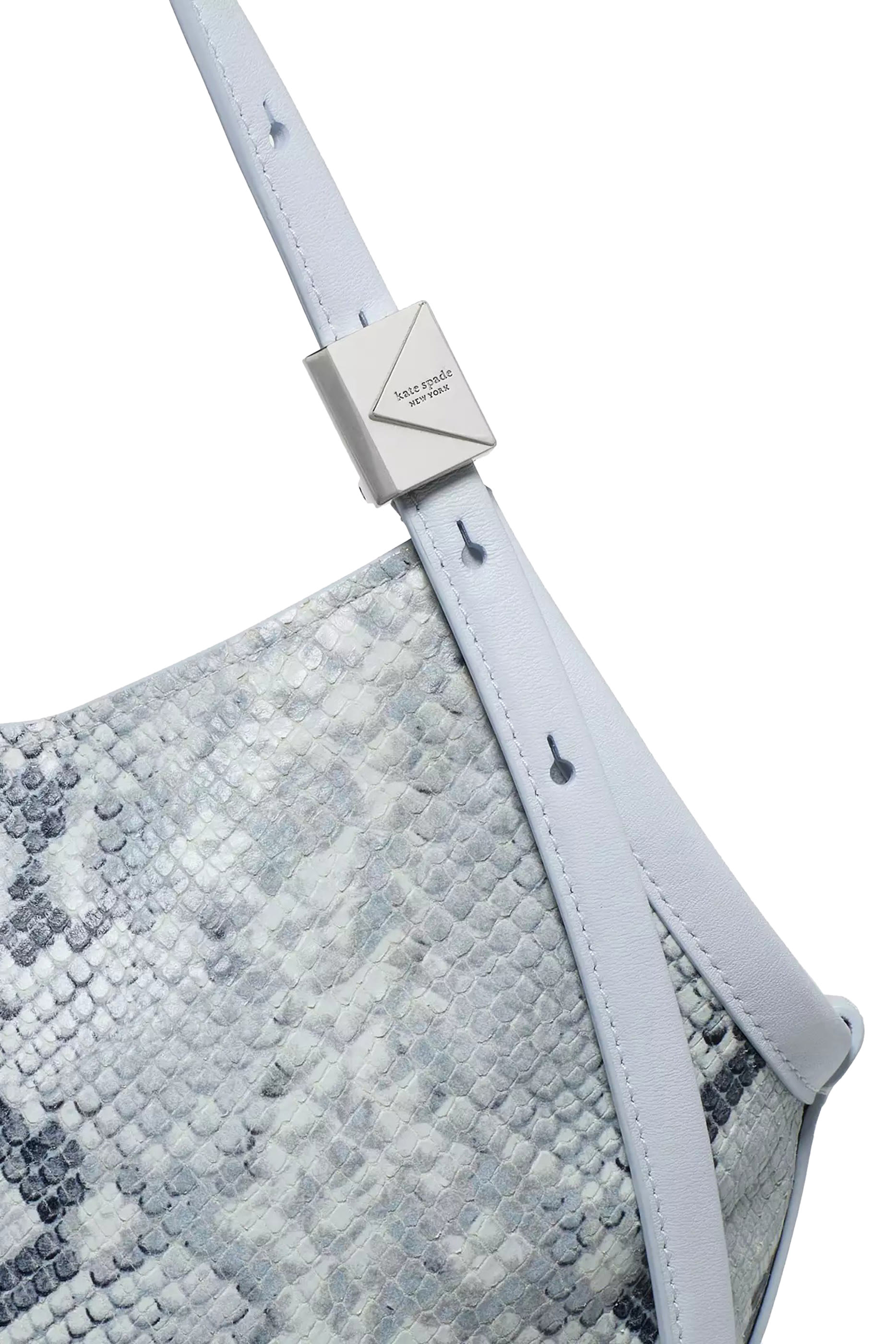 حقيبة يد ديكو صغيرة بنقشة جلد تمساح بتفاصيل زهرة توليب