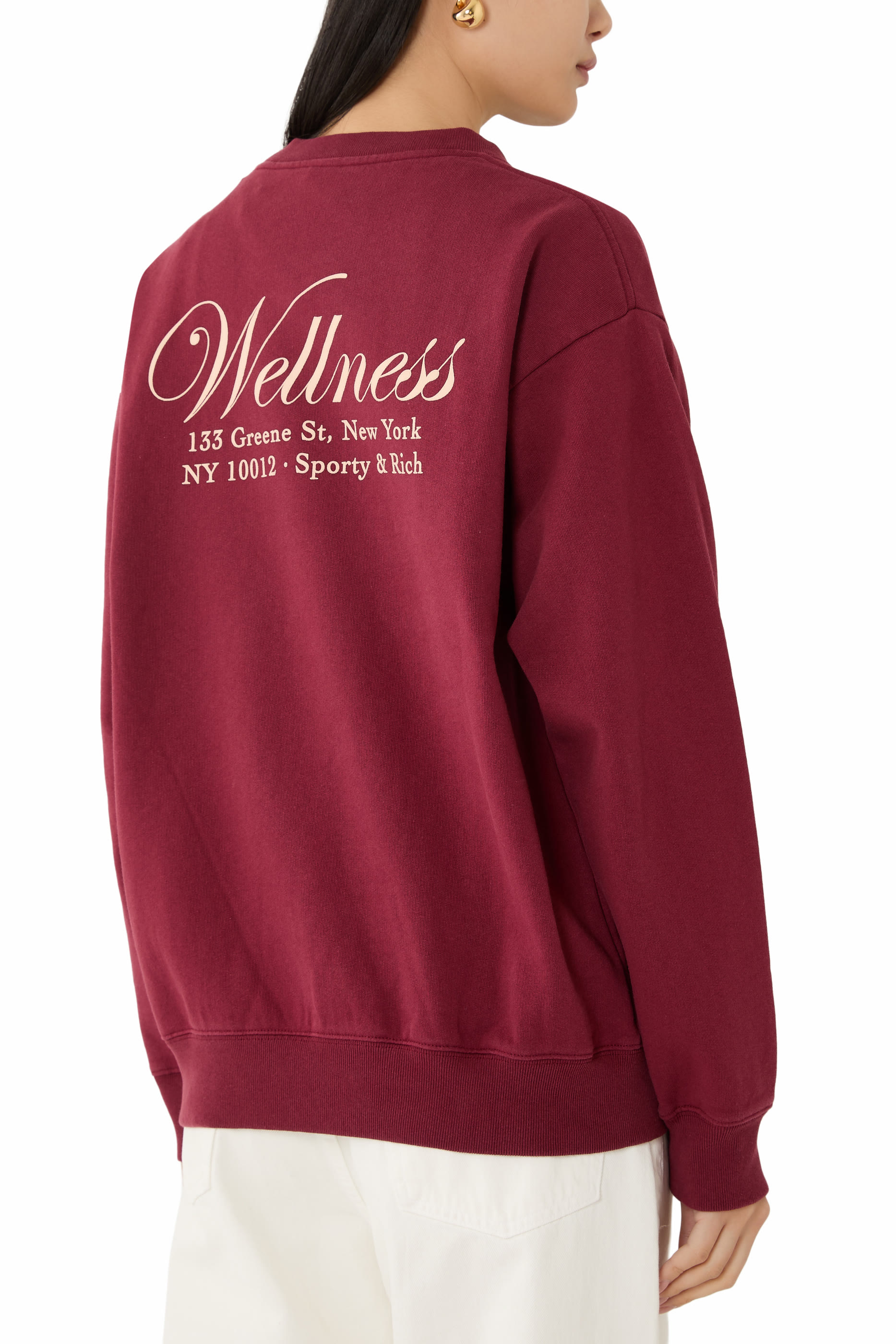 سويت شيرت سوهو بياقة ضيقة