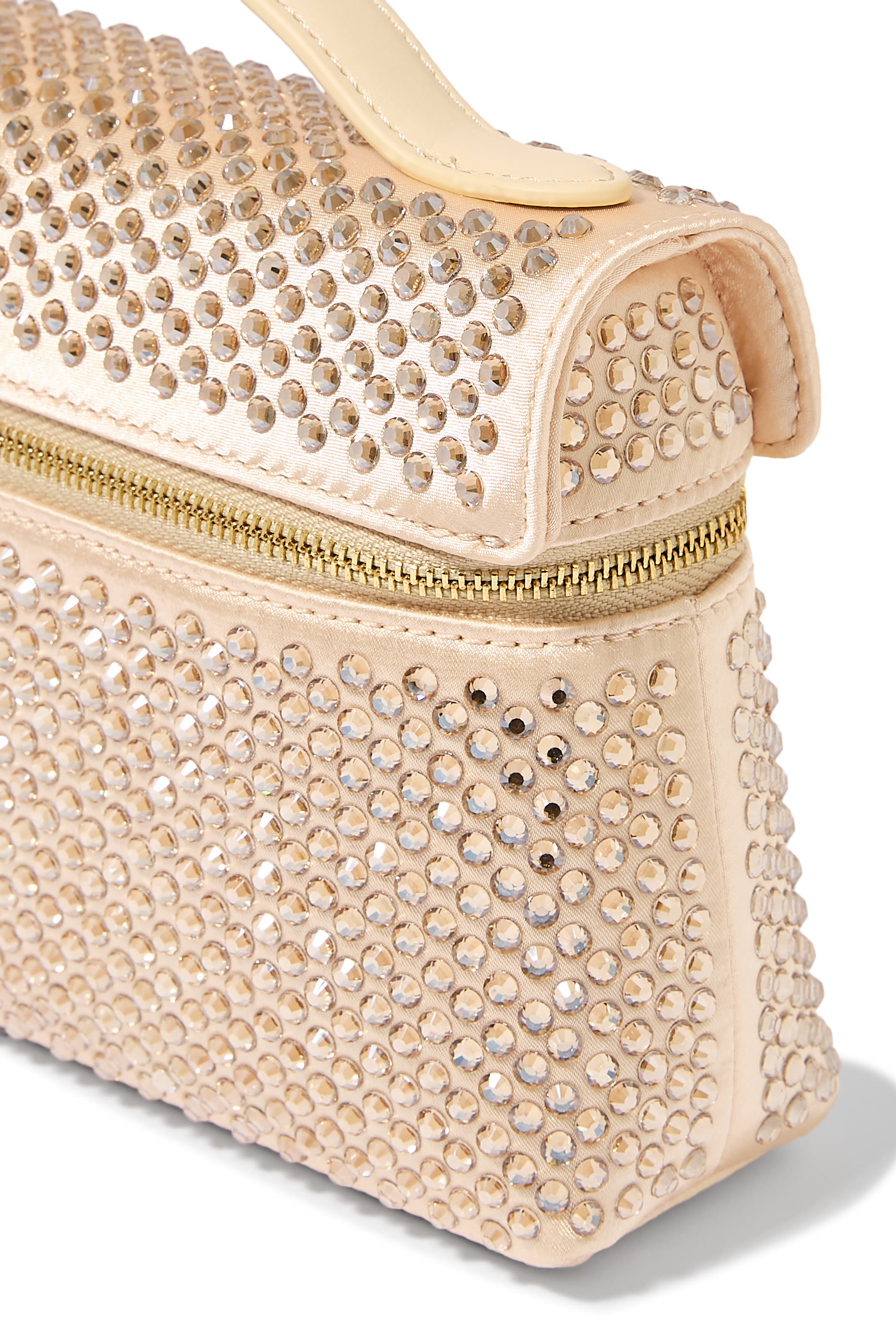 Thea Top Handle Crystal Embellished Bag