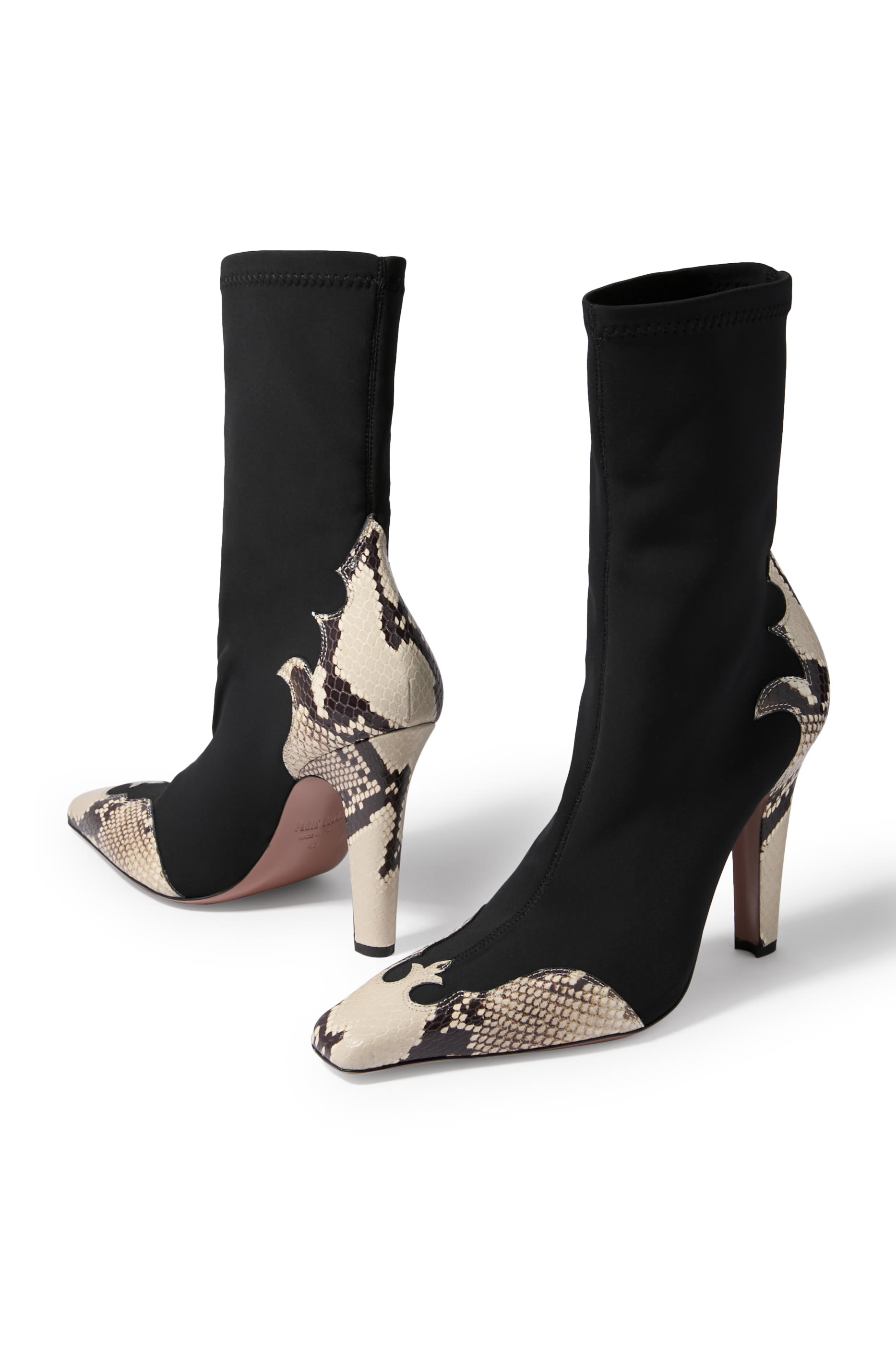 بوت بيل 100 بطول الكاحل بتفاصيل بتصميم غربي