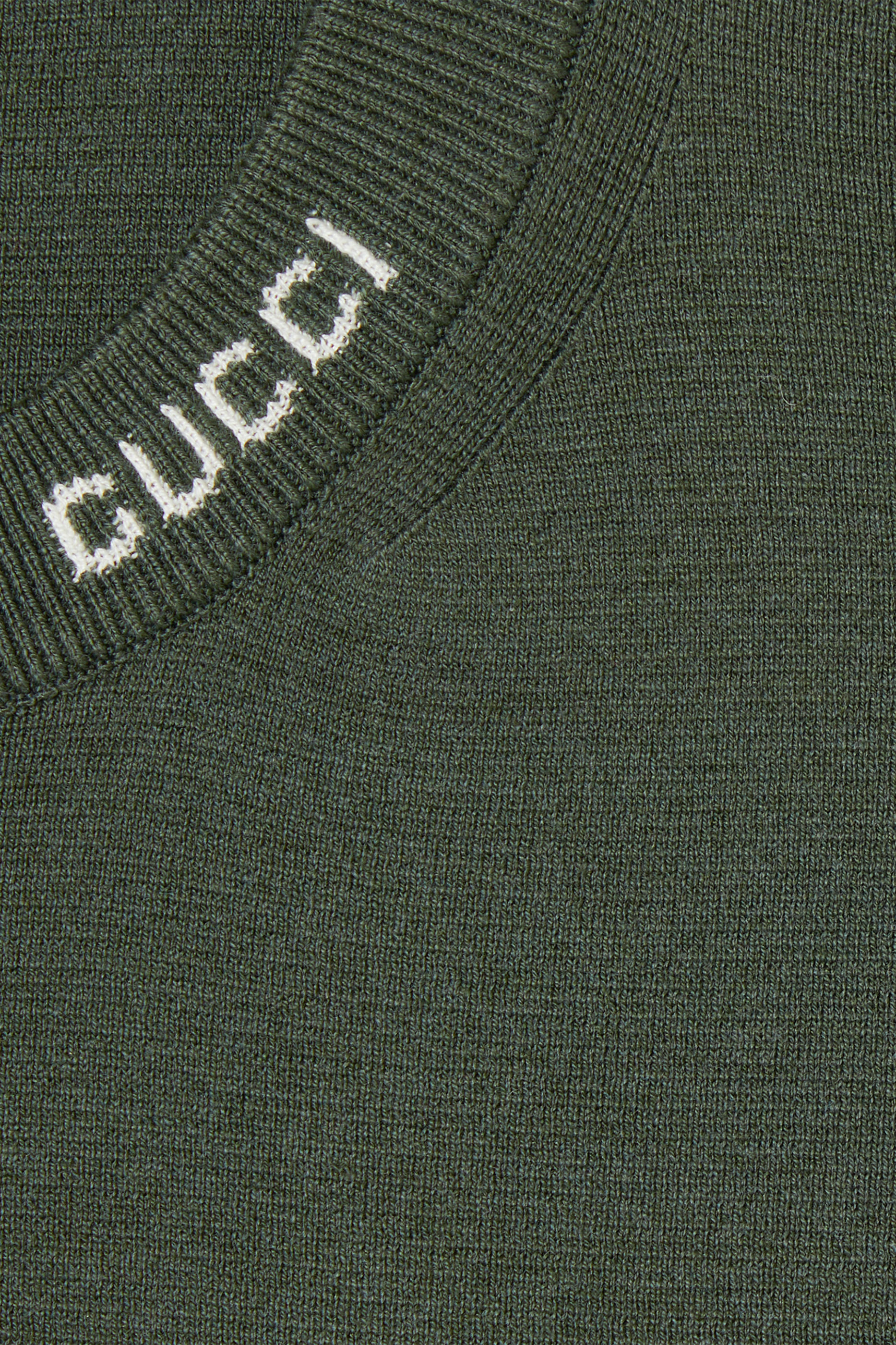 كنزة منسوجة حرير وقطن