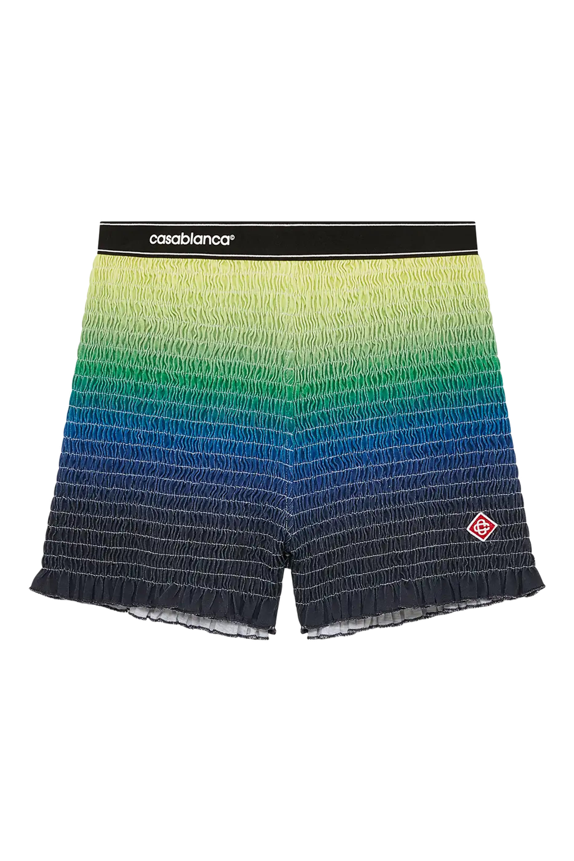 شورت بألوان متدرجة بشعار الماركة