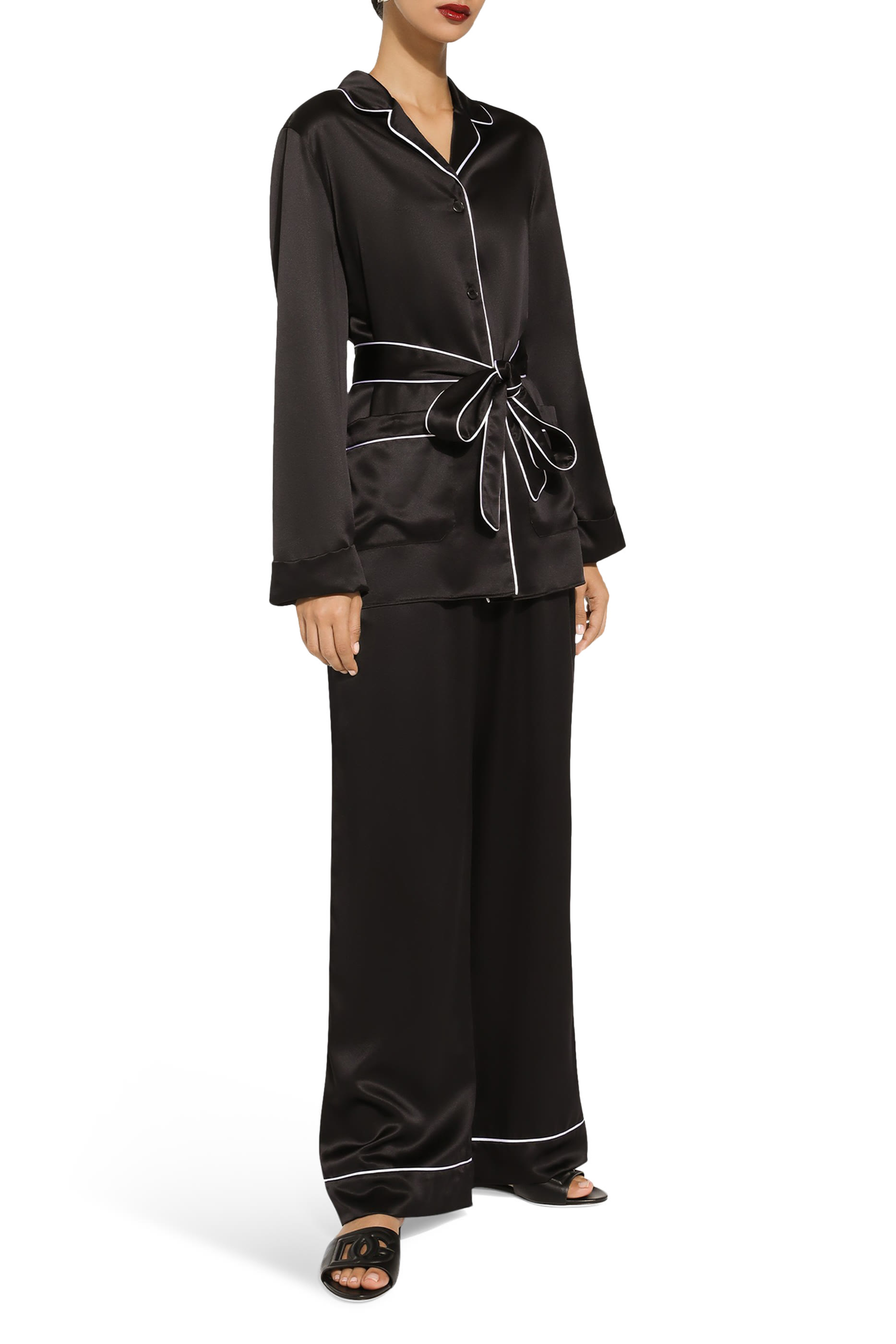 بنطال بيجامة حرير