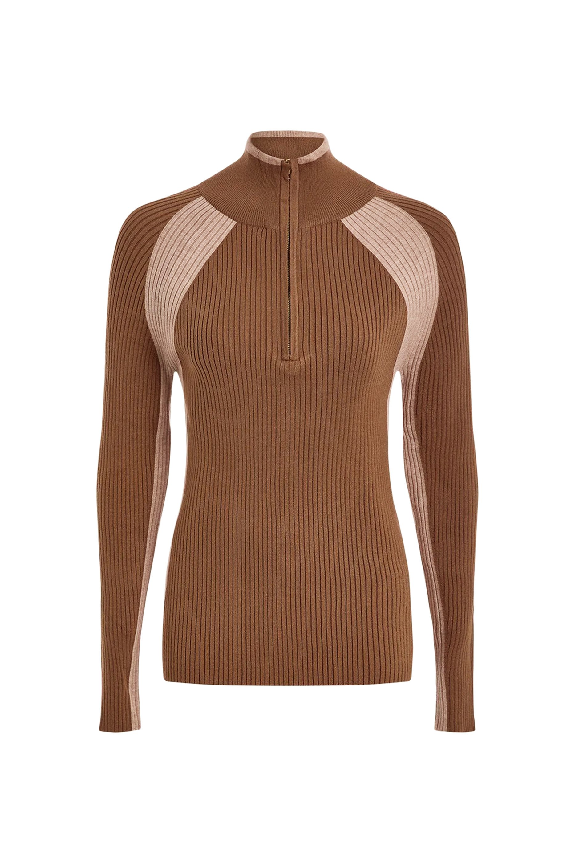 كنزة منسوجة بيلينجس بنصف سحاب