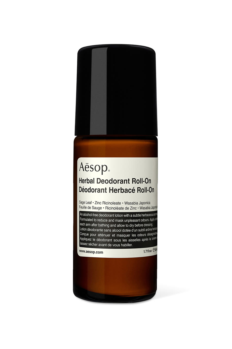 مزيل عشبي لرائحة العرق بكرة دوارة