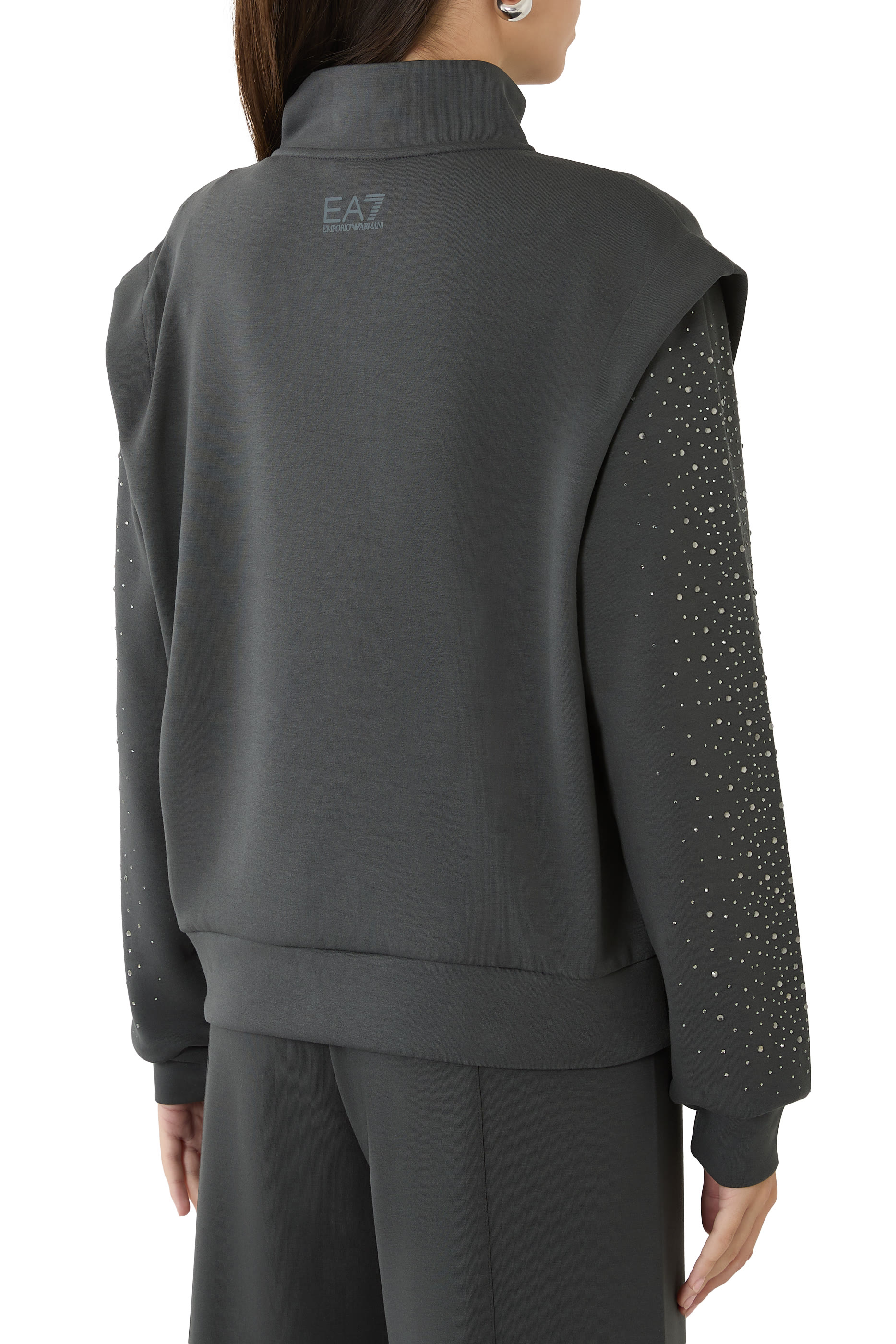 سويت شيرت بشعار الماركة جرسيه 