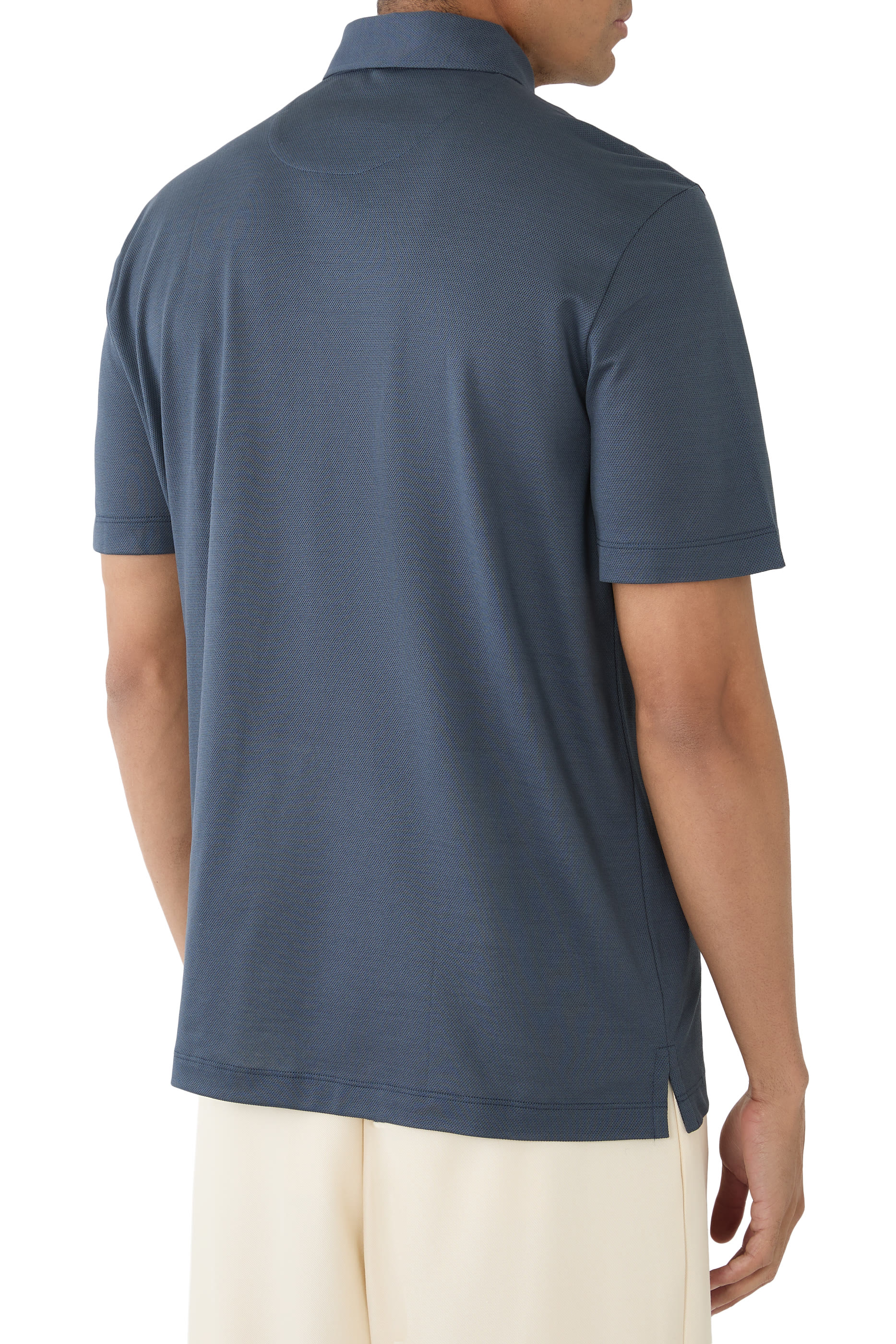 قميص بولو بأكمام قصيرة