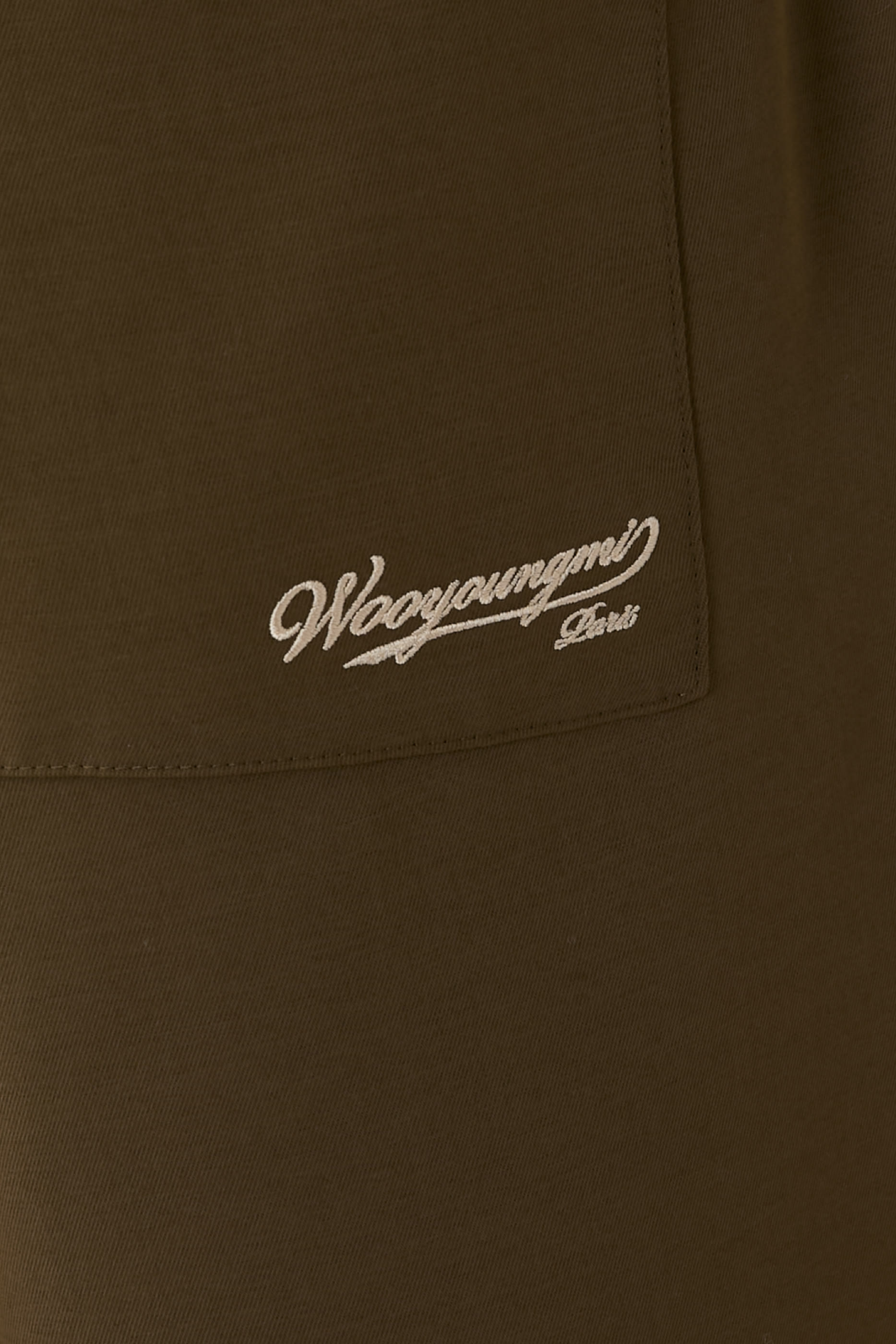 بنطال بشعار الماركة قطن