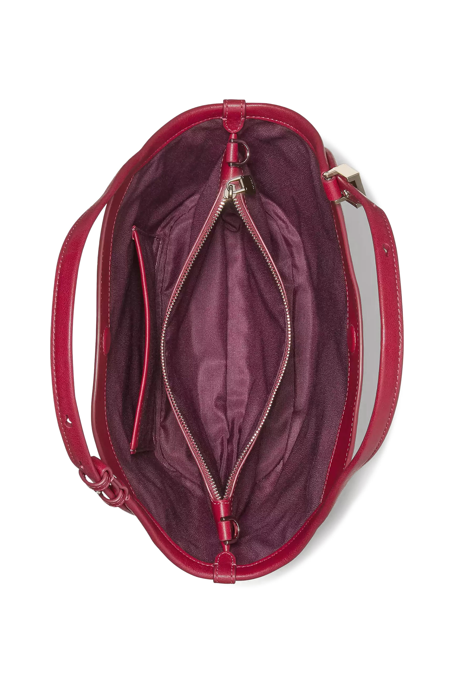 حقيبة يد ديكو توليب صغيرة جلد بملمس بارز قليلًا