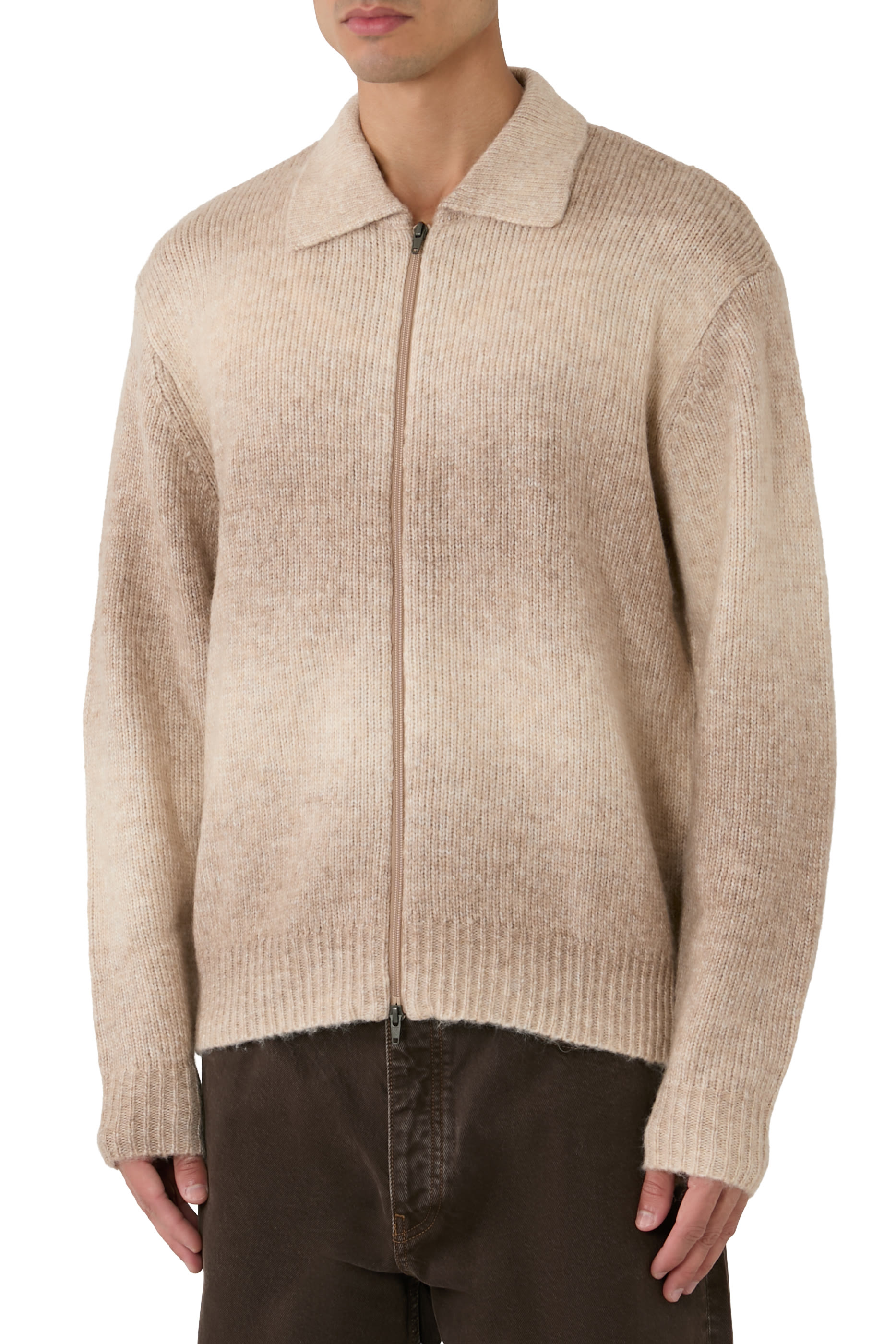 كارديغان غانون بسحاب ولون متدرج